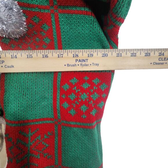 ADORABLE PUG UGLY CHRISTMAS SWEATER WOMEN XL DOG LOVER DUTCH BULLDOG - Picture 4 of 5